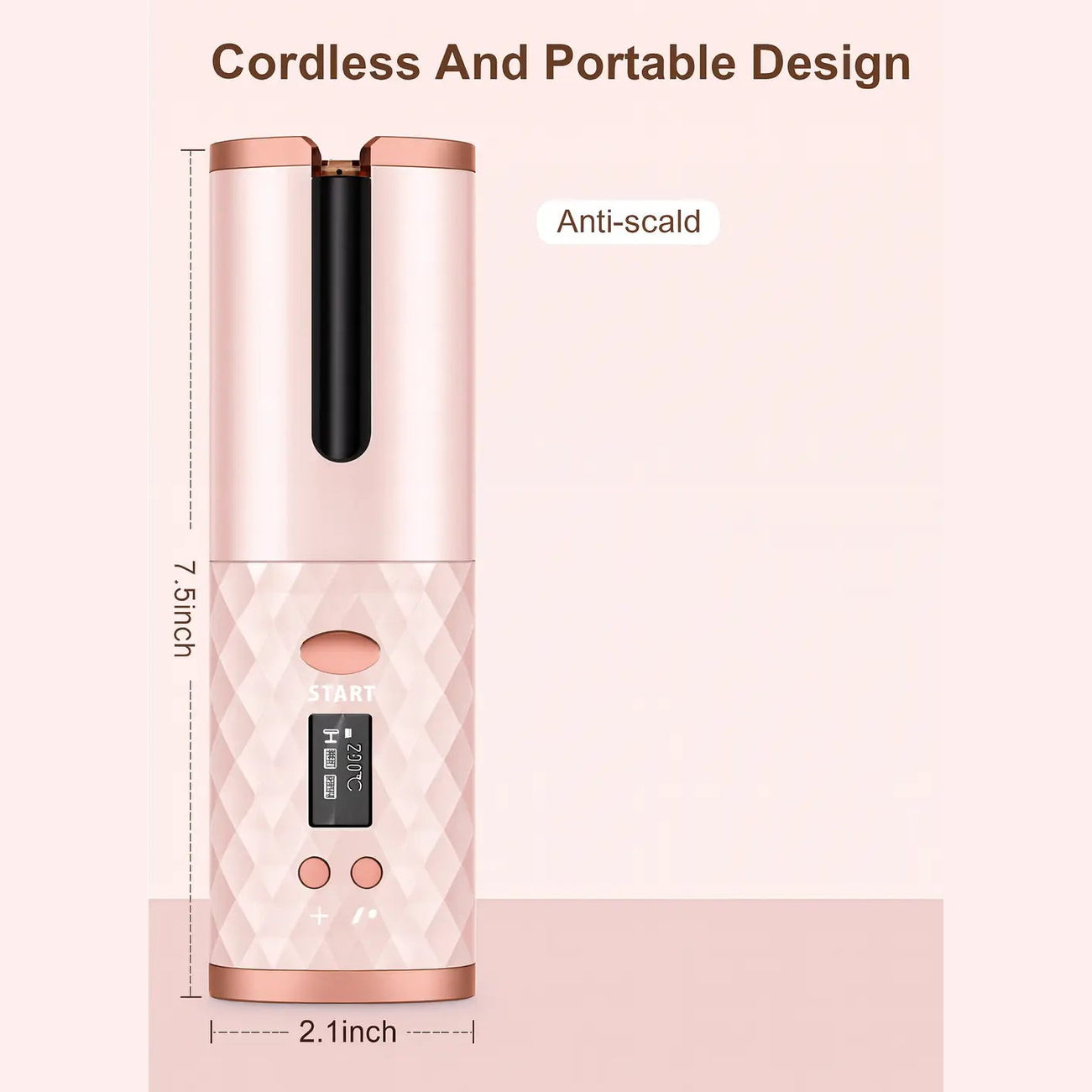 Draadloze Automatische Krultang MySuperGadgets