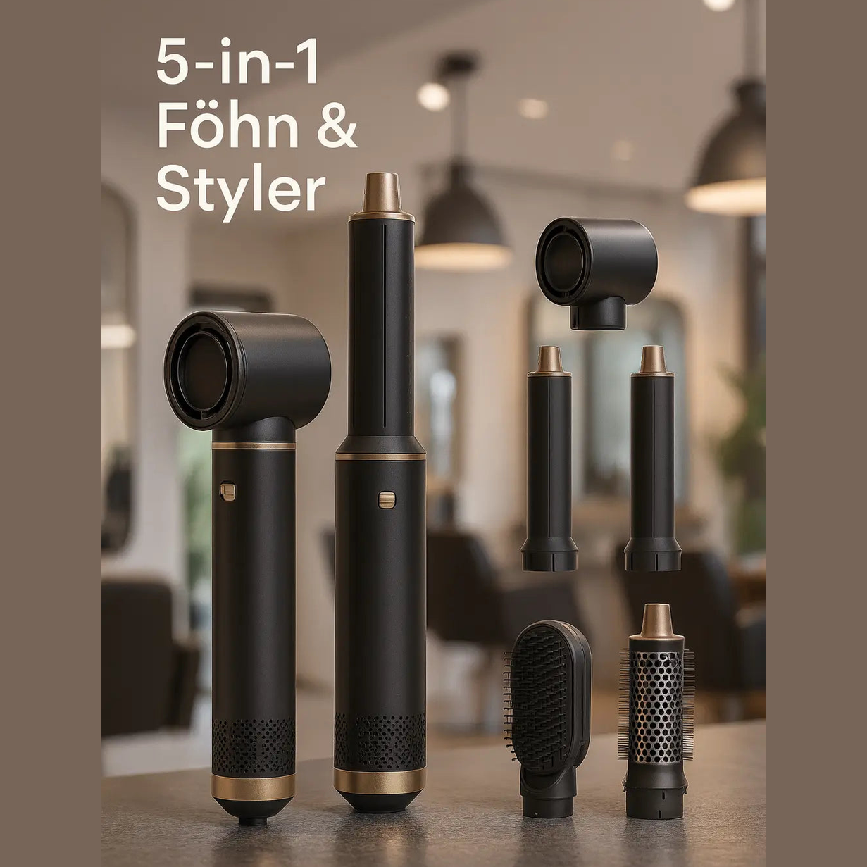 WaveMaster 5-in-1 Keramische Krultang MySuperGadgets