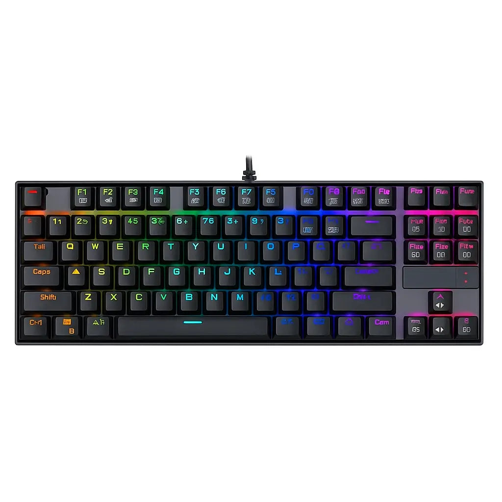 Gaming Toetsenbord – 87-Key Mechanisch met Groene Switches MySuperGadgets