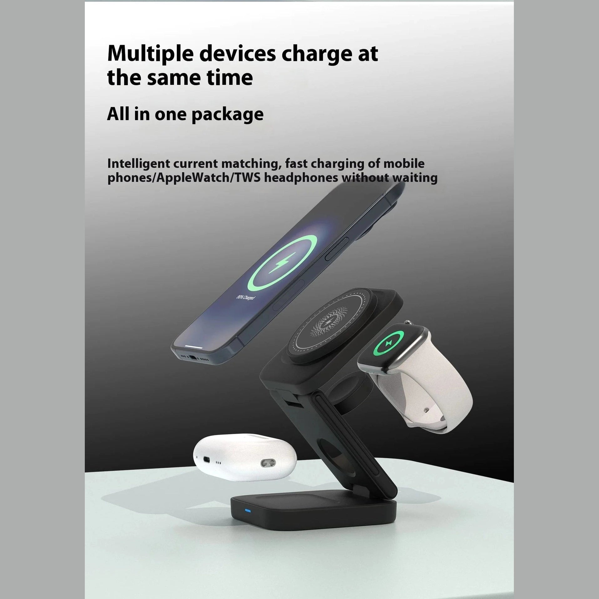 3-IN-1 MAGNETIC CHARGING STATION MySuperGadgets