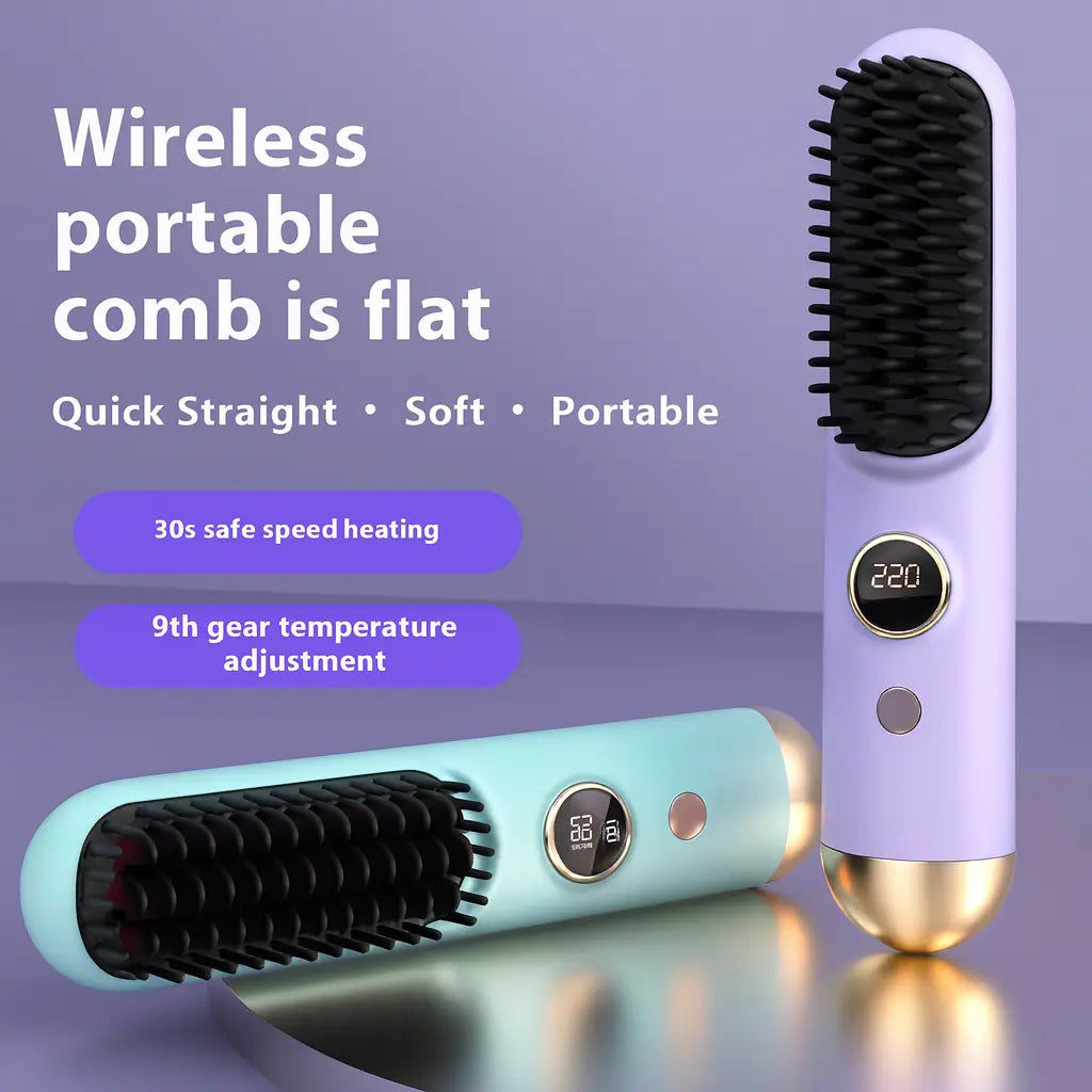 Mini Wireless Hair Straightener MySuperGadgets