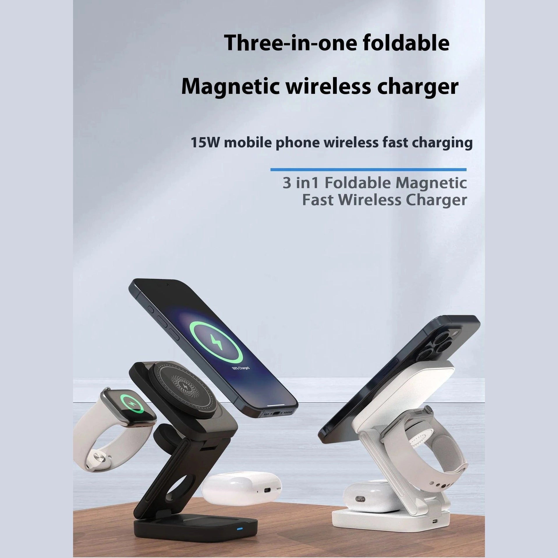 3-IN-1 MAGNETIC CHARGING STATION MySuperGadgets