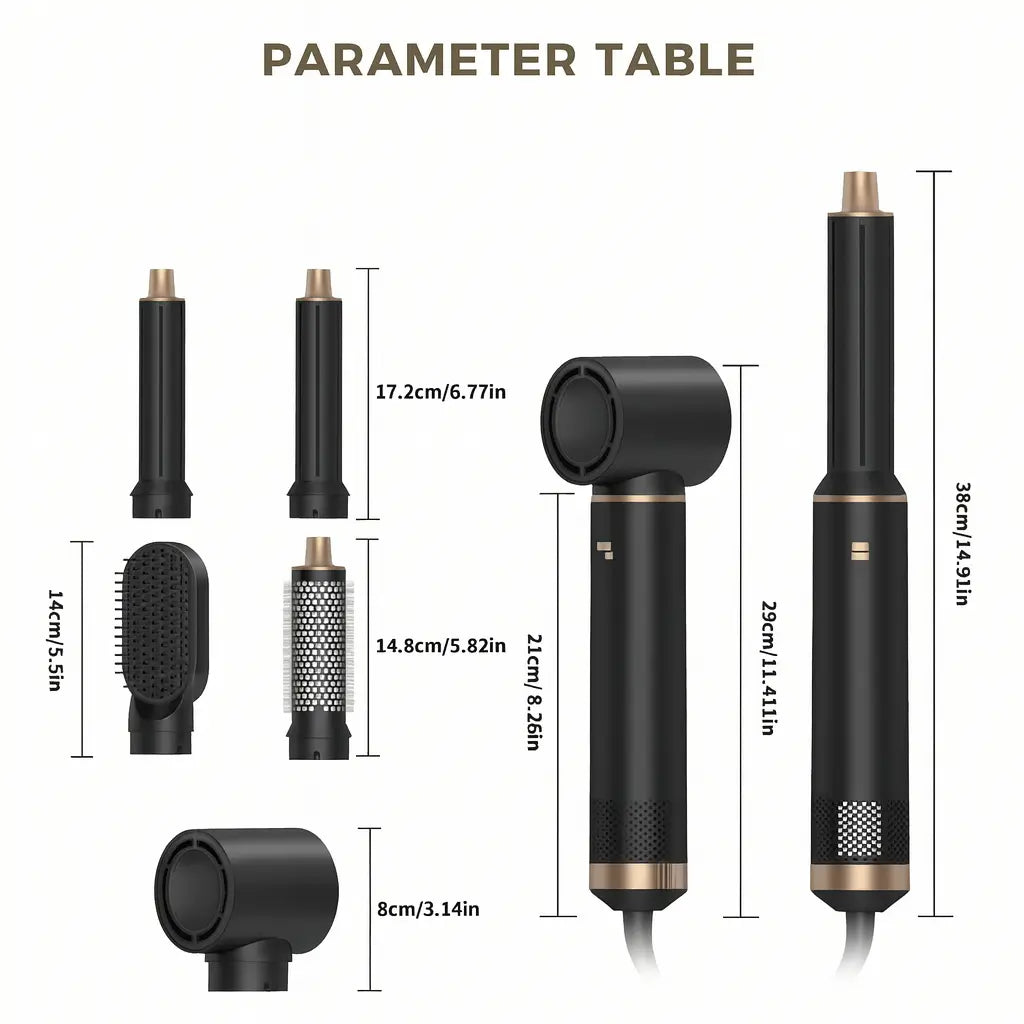WaveMaster 5-in-1 Keramische Krultang MySuperGadgets