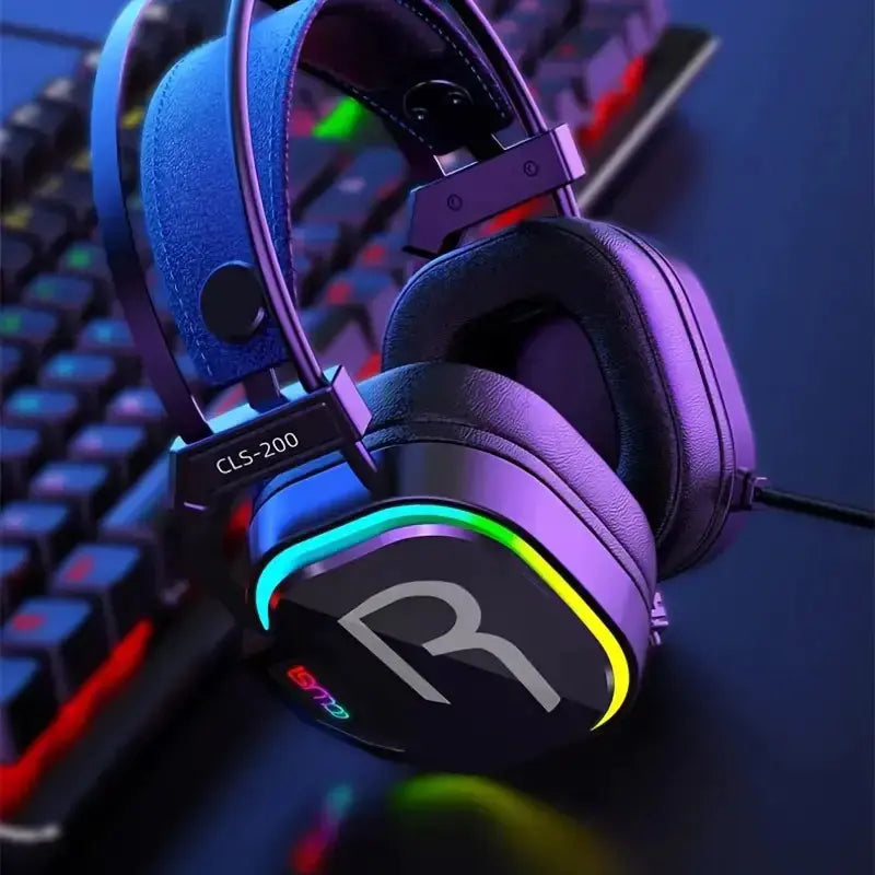 RGB Gaming Headset met 360° Microphone & Bass Surround MySuperGadgets