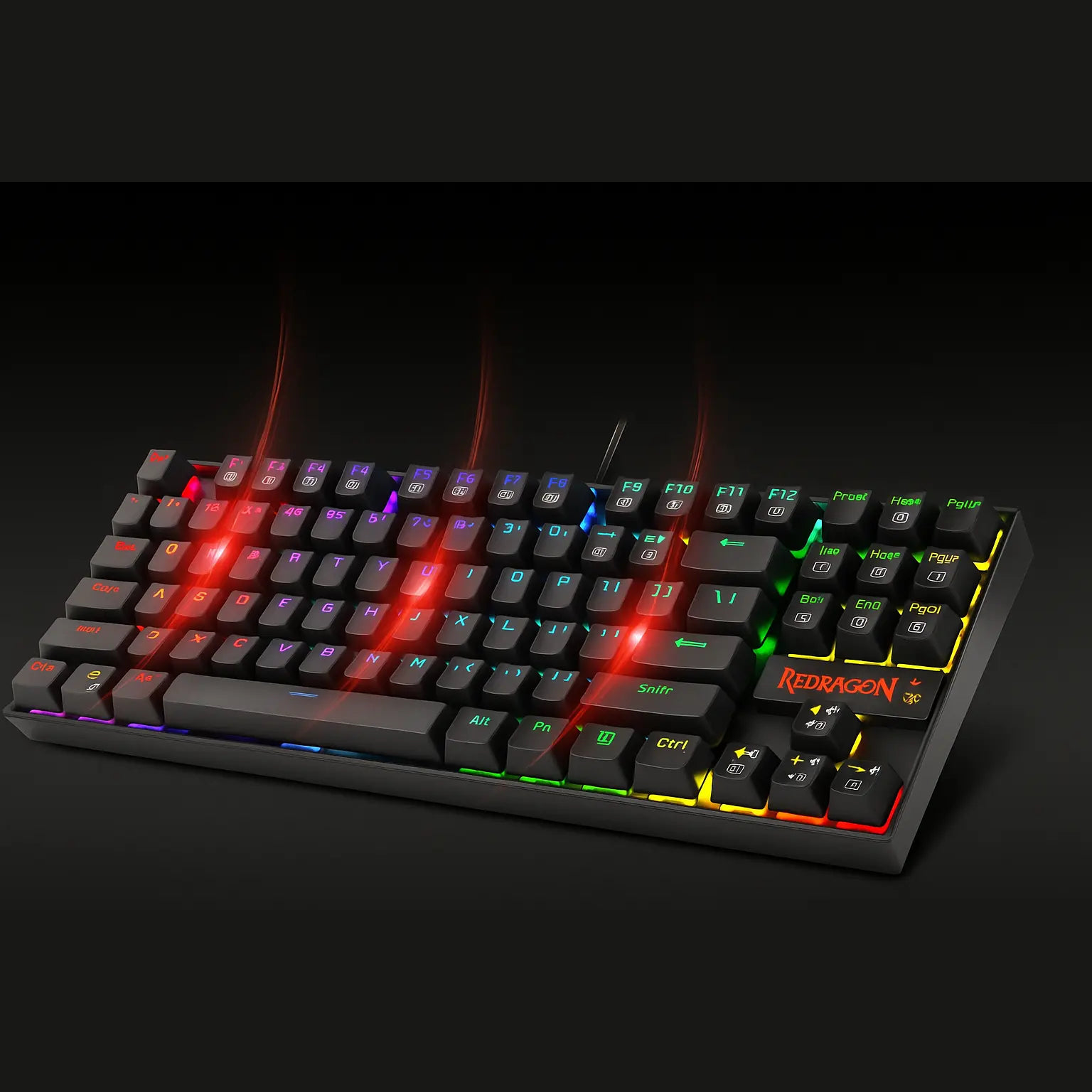 Gaming Toetsenbord – 87-Key Mechanisch met Groene Switches MySuperGadgets