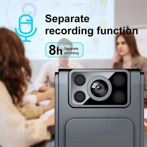 Geluidloze Perfectie: HD 1080P Noise Reduction Camera - MySuperGadgets