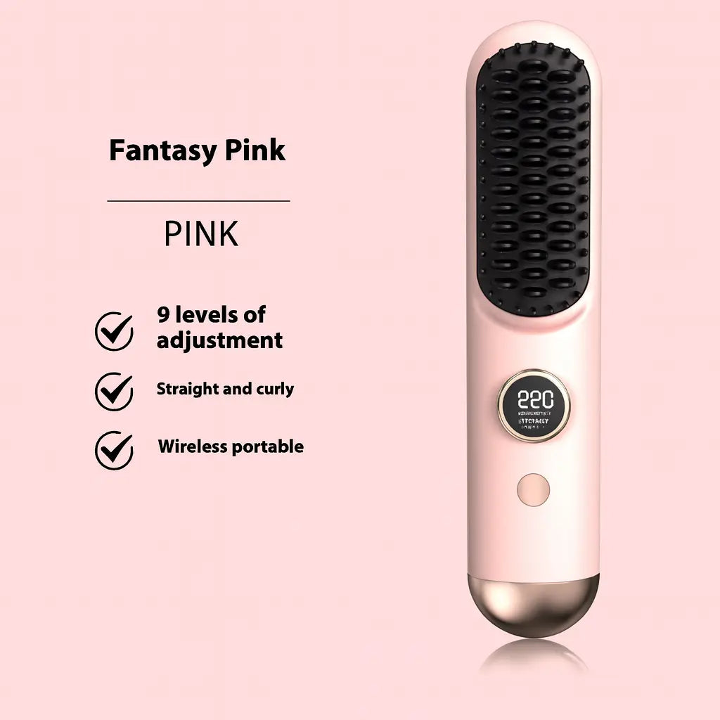 Mini Wireless Hair Straightener MySuperGadgets
