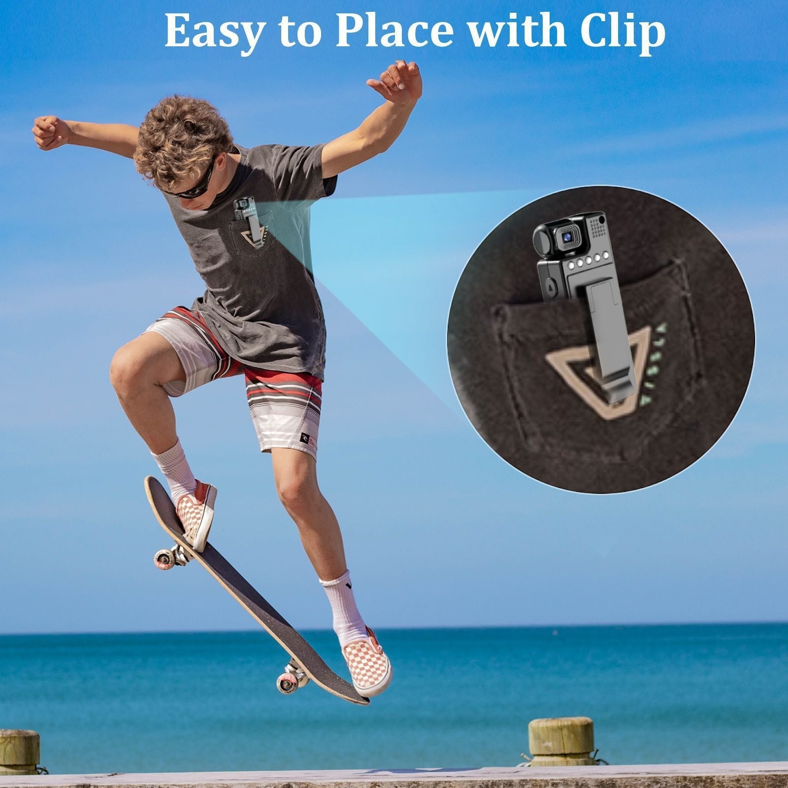 Geluidloze Perfectie: HD 1080P Noise Reduction Camera - MySuperGadgets