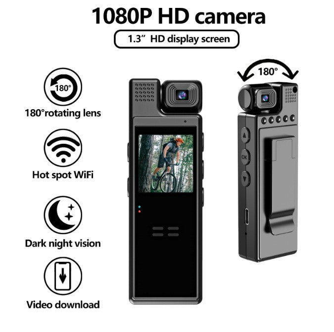 Geluidloze Perfectie: HD 1080P Noise Reduction Camera - MySuperGadgets