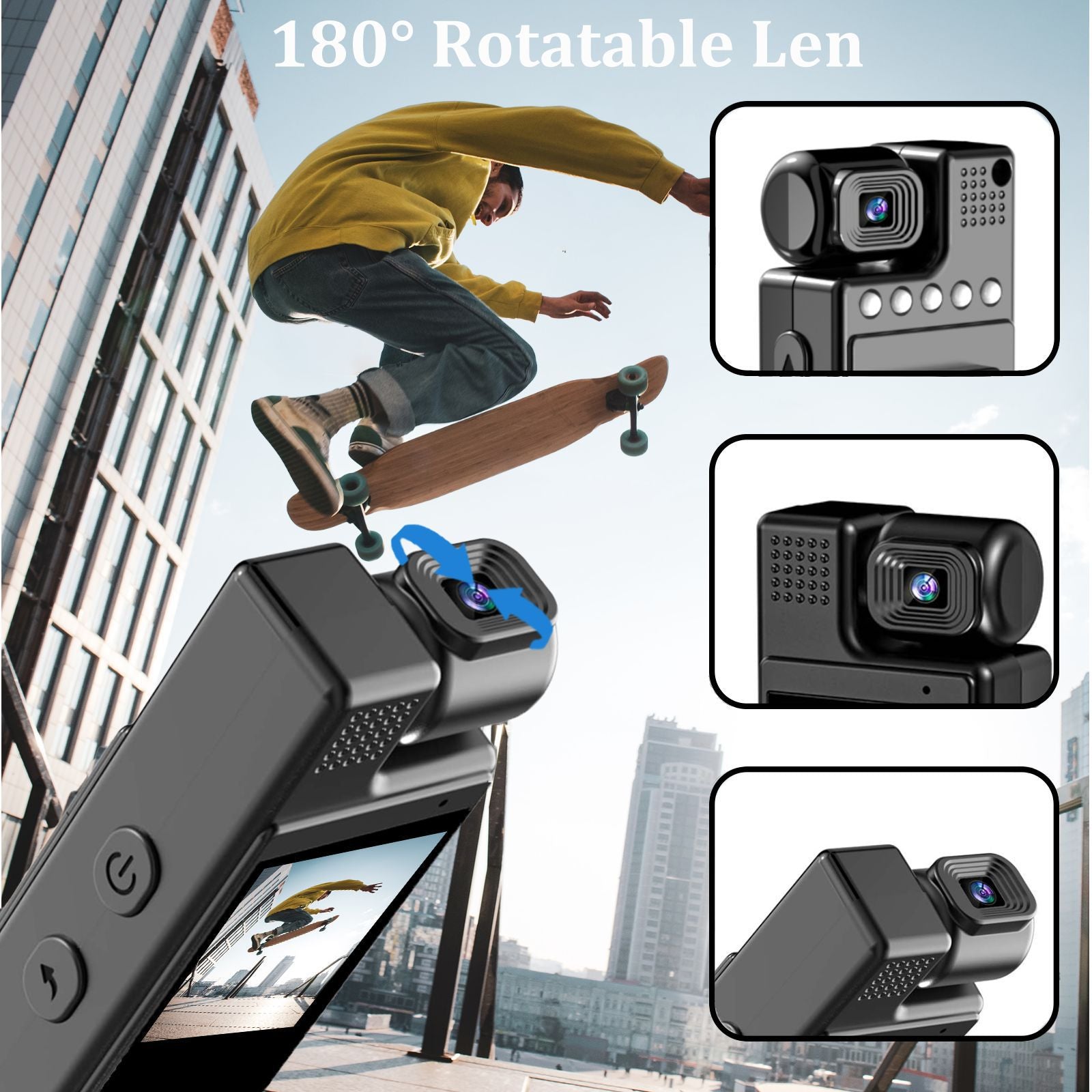 Geluidloze Perfectie: HD 1080P Noise Reduction Camera - MySuperGadgets