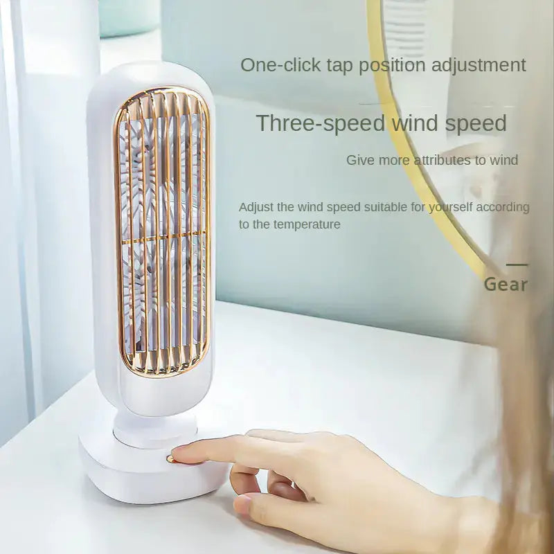 Dual Blade USB Desktop Fan MySuperGadgets