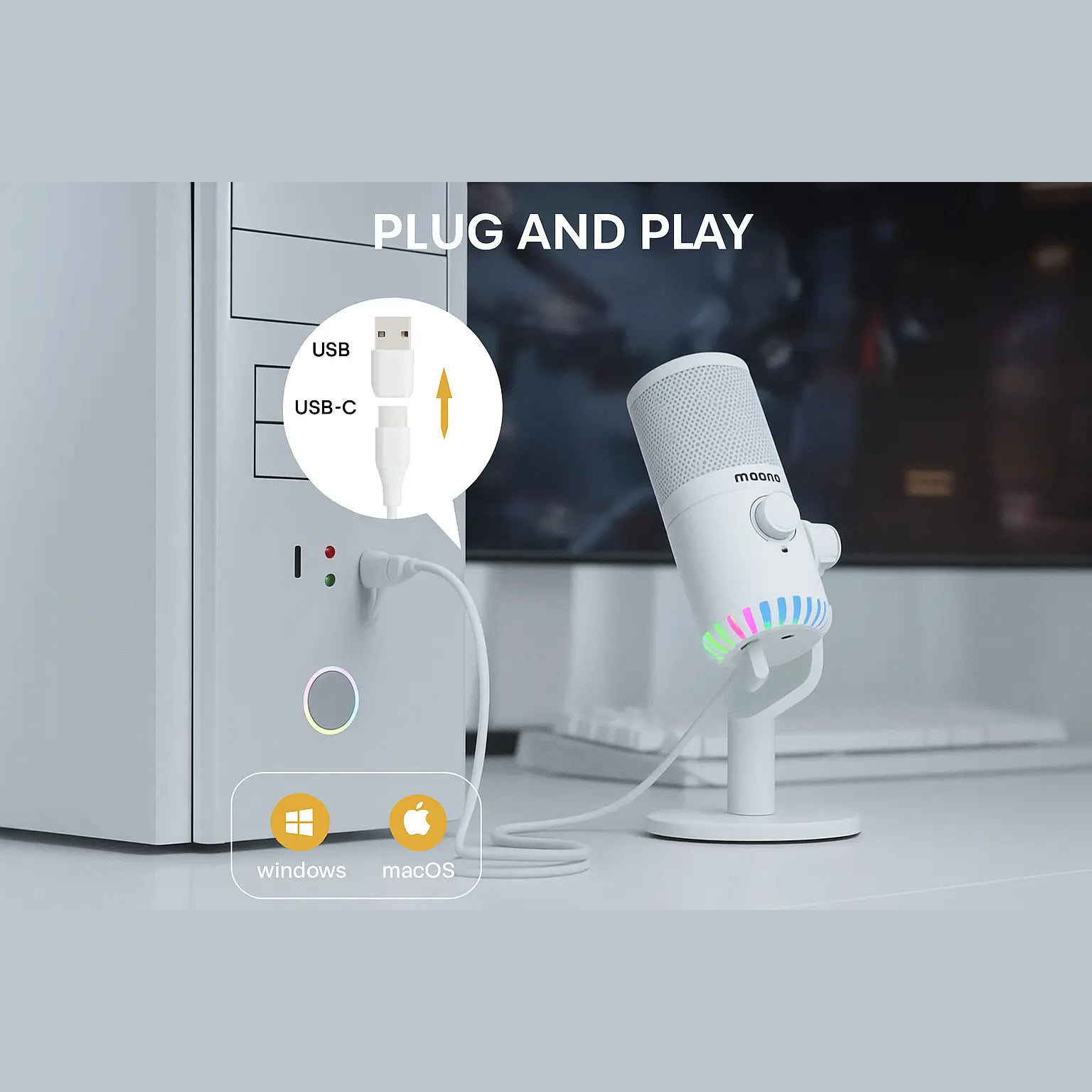 Maono Studio Microfoon voor Gaming & Streaming MySuperGadgets