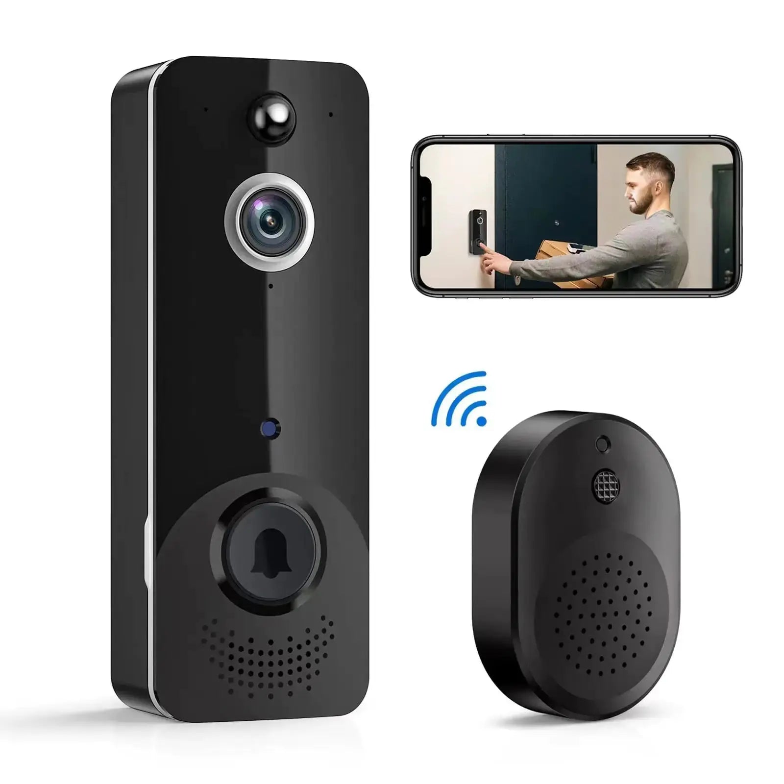 M8 Wireless Video Doorbell with Night Vision & AI Recognition MySuperGadgets