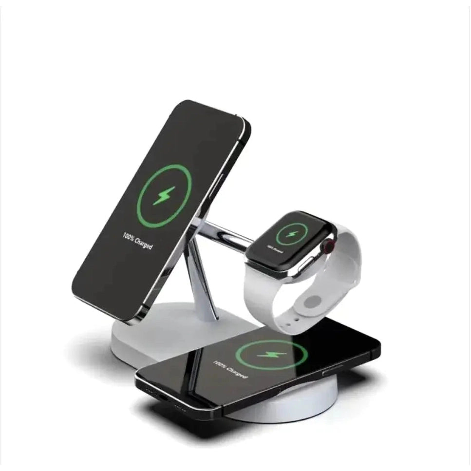 Magnetic 3-in-1 Wireless Charging Stand MySuperGadgets
