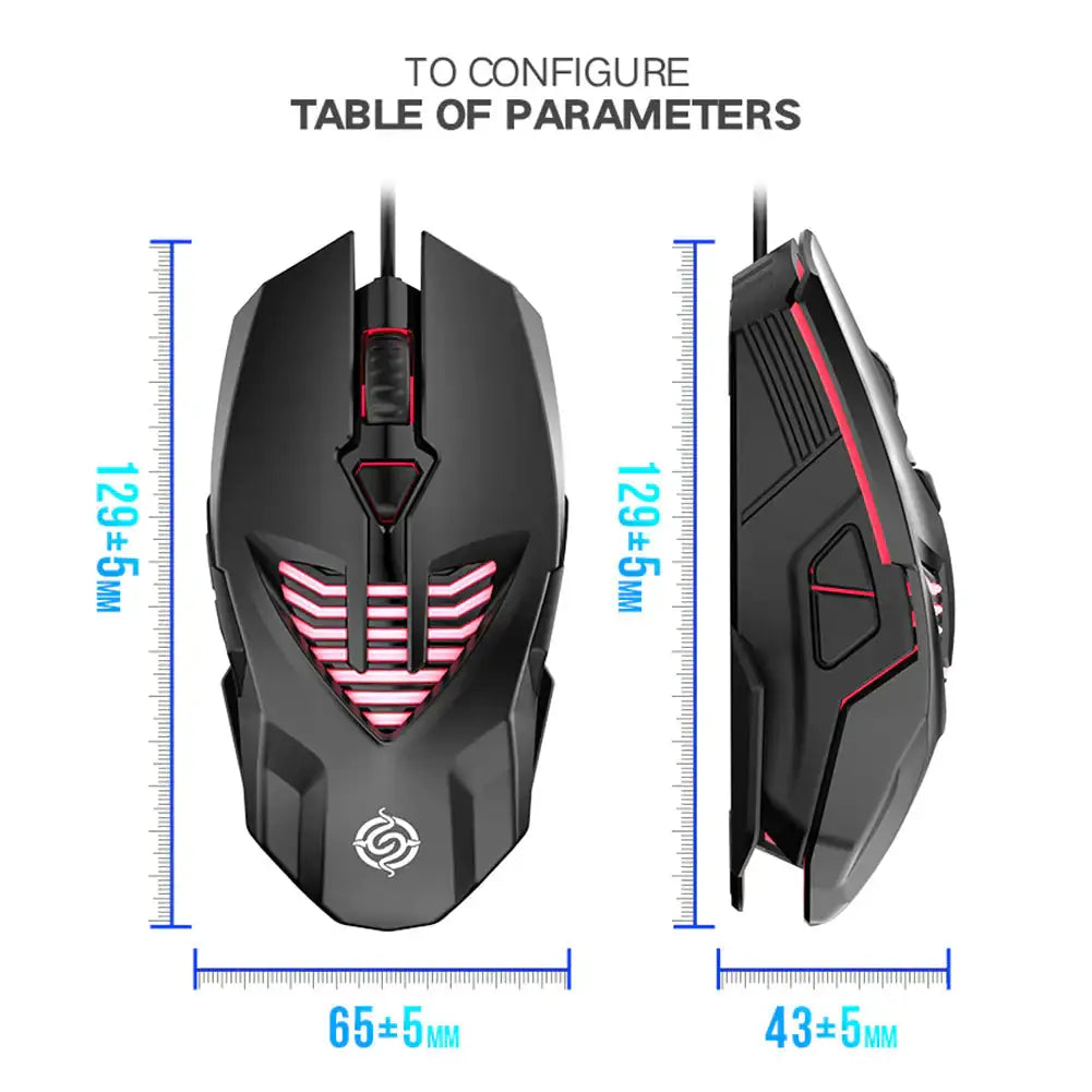 Office Gaming Computer Usb Wired Mouse MySuperGadgets